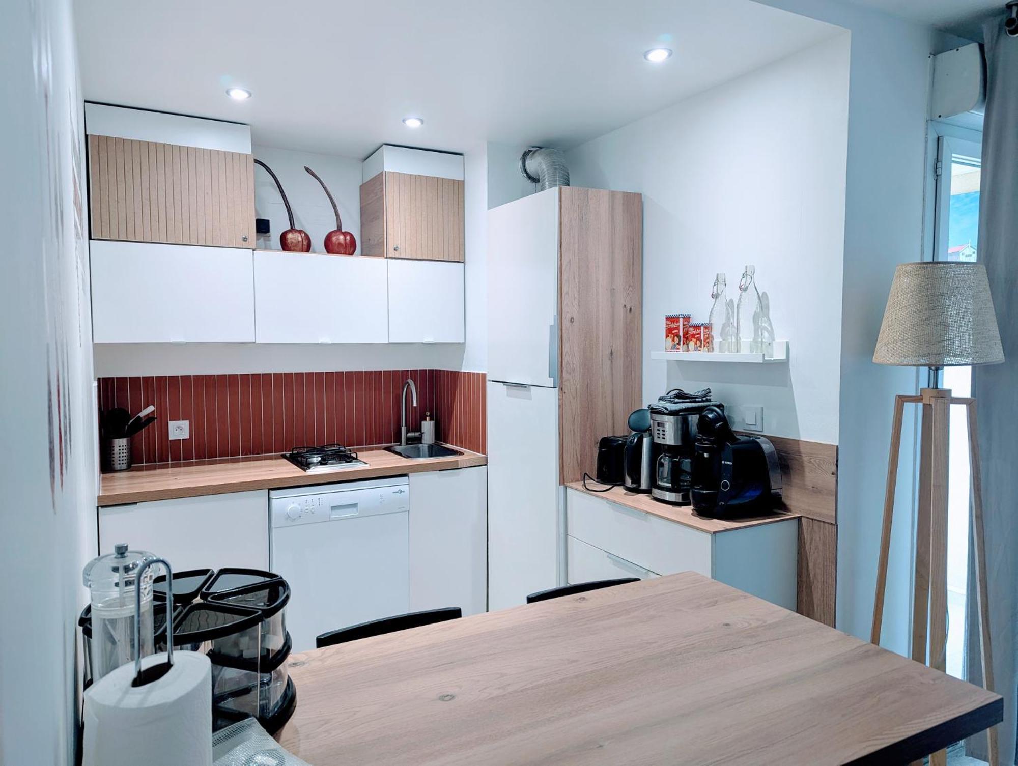 F2 Garage Box Wifi Terasse Clim Gare Fac Eco Richter Apartment มงต์เปอลิเยร์ ภายนอก รูปภาพ